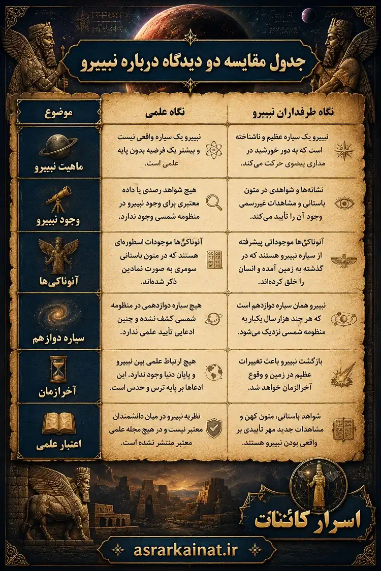 سیاره نیبیرو چیست؟ بررسی کامل نظریه سیاره مرموز